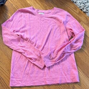 J. Crew Factory Women's Pink Crew Neck Sweater